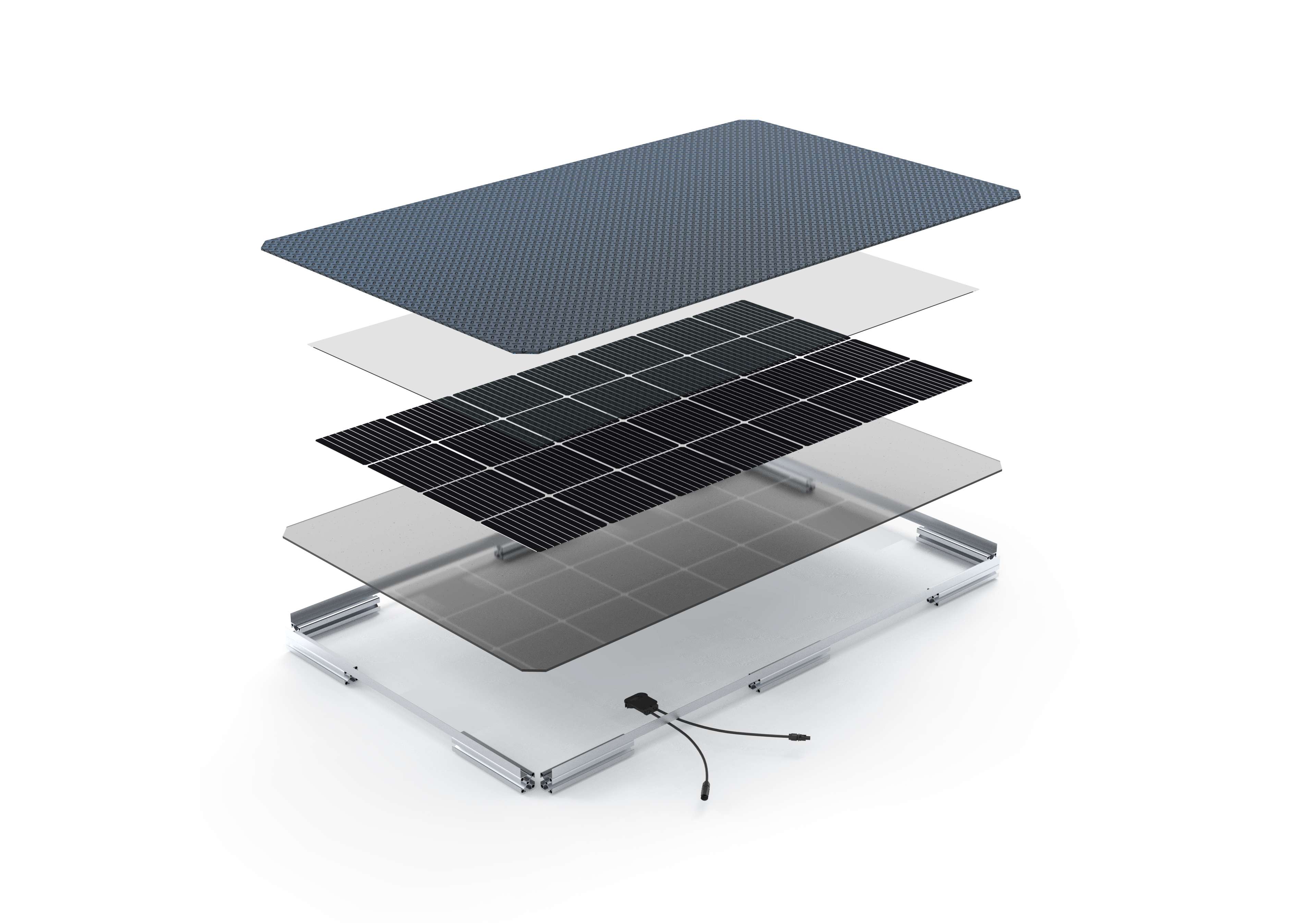 Solar power generation floor tiles